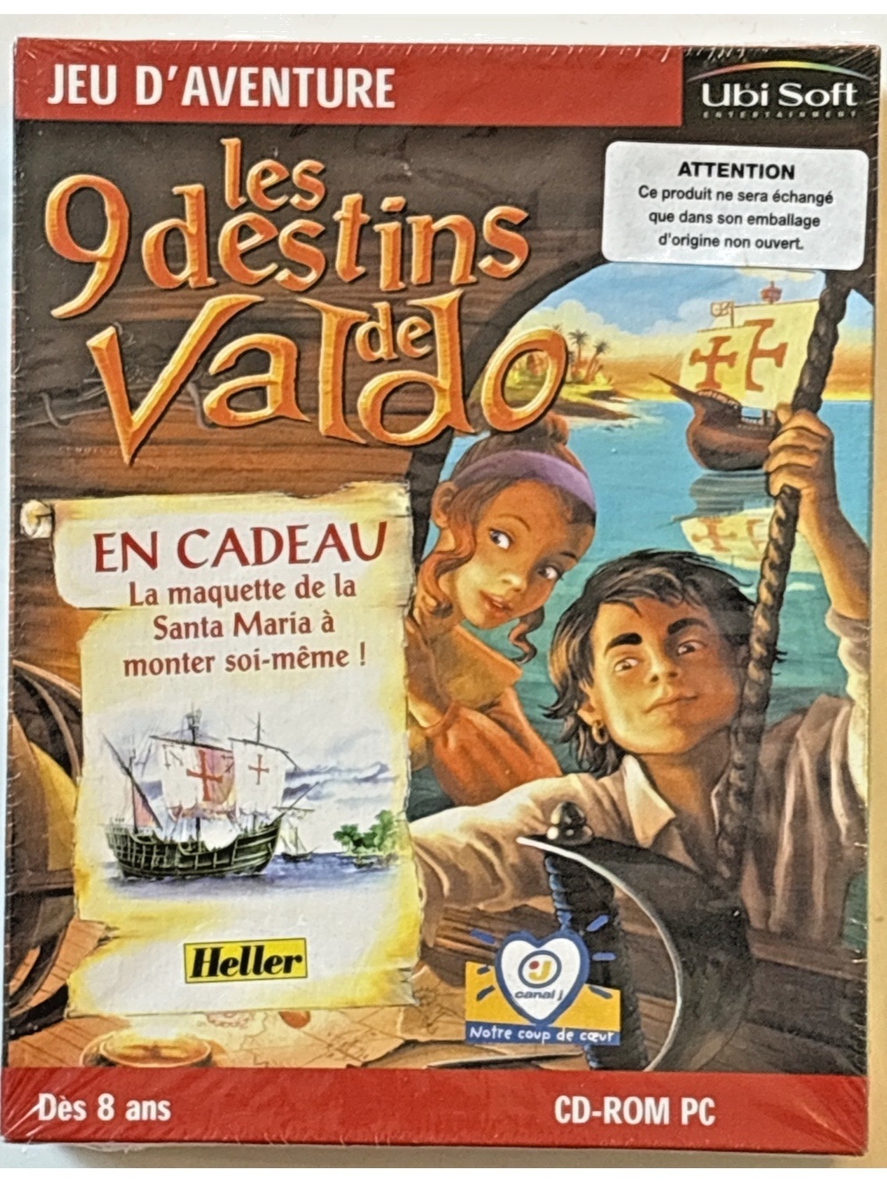 Big Box PC Les 9 Destins de Valdo CD-ROM Vintage Rare 1999 New Sealed French